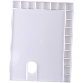 3Pcs Plastic Painting Trays for Watercolor Mixing Durable Lightweight Paint Palette for Artists for Color Separation and Mixing Art Projects
