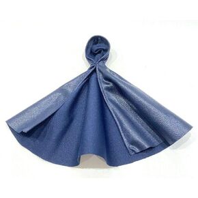 1/12 Scale Miniature Custom Made Blue Wired Hooded Cape for 6 inch Marvel Legends Mezco Figures