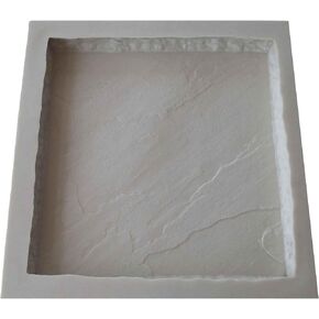 Rubber Molds for Concrete, Slate Texture Wall and Column Cap/Hearthstone/Paver Mold, 24''L x 24''W x 2.5''D