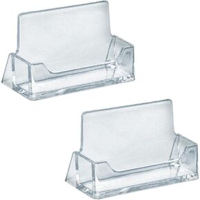Azar Displays 252010-2PK Counter Business Card Holder, 2-Pack