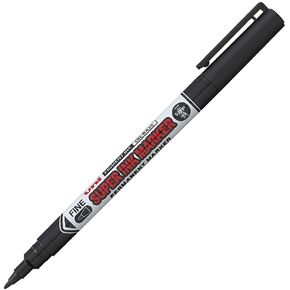 Uni-Ball Super Ink Permanent Marker Quick-drying Fade-free 0.9mm Line Ref 9001410 [Pack of 12]