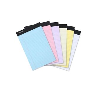 1 Pack 50 Sheets Random Color Pads Note Pads,5 x 8 Inch Lined Writing Pads,Per Writing Pad,Letter and Legal Ruled Pads,Notebooks and Writing Pads,Office stationery (Pink,Yellow,Blue,Purple)
