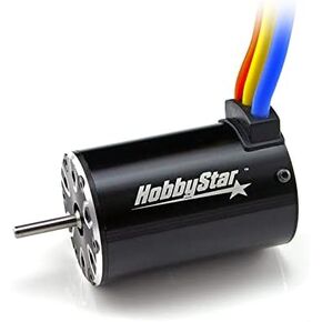 HobbyStar 550 Brushless Sensorless Motor, 4-Pole, 3500KV for 1/10 RC Short Course Truck