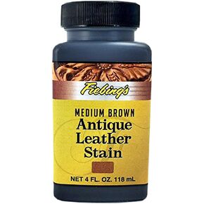 Fiebing's Medium Brown 4 Fluid Ounce Antique Leather Stain