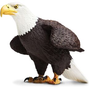 Safari Ltd. Bald Eagle Figurine - Detailed 7" Plastic Model Figure - Fun Educational Play Toy for Boys, Girls & Kids Ages 18 months+