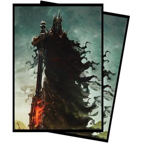 Sauron’s Eclipse Card Sleeves - 100 Count Size Size Sister TCG - متوافق مع Magic the Gathering ، Lorcana - Double Sleeving - تصميم الفن الأصلي