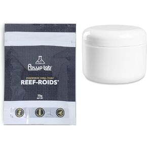 PolypLab Polyp-Booster 100ml Bottle Reef-ROIDS Coral Fish Food (75g Reef-ROIDS + Jar)