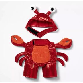 Lobster Frontal Dog and Cat Costume - XS, Red