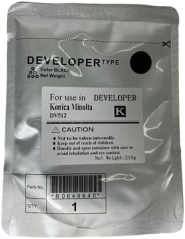 Compatible DV512 Developer Powder for C224 C284 C364 C454 C554 Printers 1PCS Import(Y-210g) in Kuwait