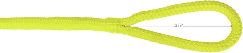 Extreme Max 3006.2168 BoatTector Premium Double Braid Nylon Fender Line Value 2-Pack - 3/8" x 6'، أسود in Kuwait