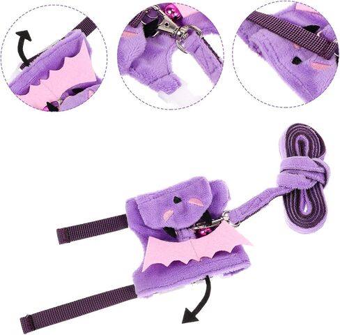 BESPORTBLE 1set Halloween Leash Cat Walking for Outdoor Use Comfortable and Breathable Design for Pets in Saudi Arabia