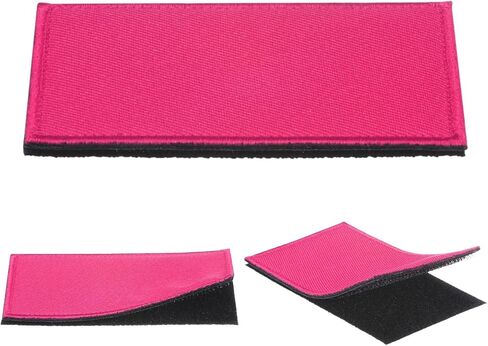 7 عبوات صلبة وردية اللون تصحيح فارغة ، 3.1 "× 2" بقع مطرزة مستطيلة بعلاقات DIY نقية للملابس/القبعات/حقائب الظهر/السترات/السترات/الملابس DIY الحرف اليدوية in Saudi Arabia