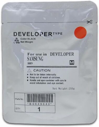 DV-806 مسحوق المطورين متوافق مع X7400GX X7400LX X7500GX X7500LX X7600GX X7400 X7500 X7600 Models (Black) in Kuwait