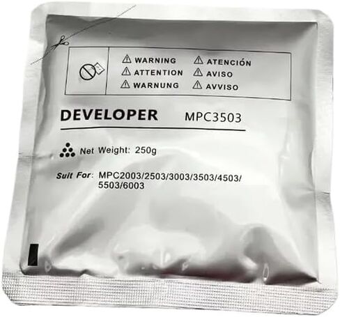 Compatible CMYK Developer for Aficio MPC 2003 2503 3003 3503 4503 5503 6003 2504 250 G/Bag(BK) in Saudi Arabia