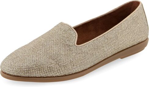 Aerosoles Women's Betunia Loafer Flat, Soft Gold PU, 10 in Saudi Arabia
