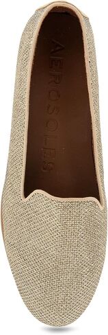 Aerosoles Women's Betunia Loafer Flat, Soft Gold PU, 10 in Saudi Arabia