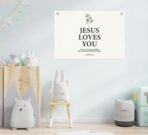 Christian Home Decor,Farmhouse Wall Decor for Bedroom,Give It to God and Go to Sleep Canvas Banner Flags,Rustic Above Bed Wall Art Christian Bible Verse Canvas Banner,30x20 Inch in Kuwait