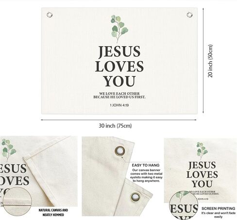 Christian Home Decor,Farmhouse Wall Decor for Bedroom,Give It to God and Go to Sleep Canvas Banner Flags,Rustic Above Bed Wall Art Christian Bible Verse Canvas Banner,30x20 Inch in Kuwait