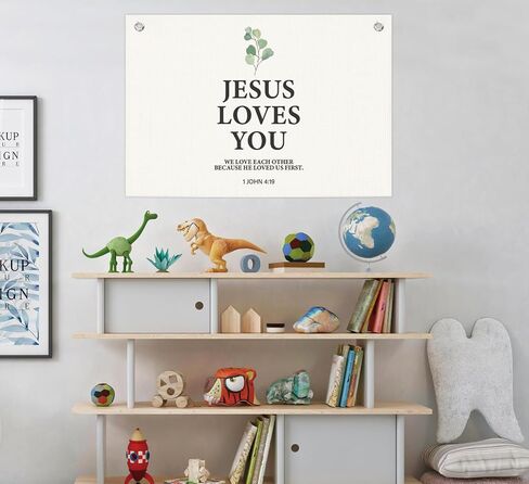 Christian Home Decor,Farmhouse Wall Decor for Bedroom,Give It to God and Go to Sleep Canvas Banner Flags,Rustic Above Bed Wall Art Christian Bible Verse Canvas Banner,30x20 Inch in Kuwait