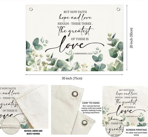 Christian Home Decor,Farmhouse Wall Decor for Bedroom,Give It to God and Go to Sleep Canvas Banner Flags,Rustic Above Bed Wall Art Christian Bible Verse Canvas Banner,30x20 Inch in Kuwait