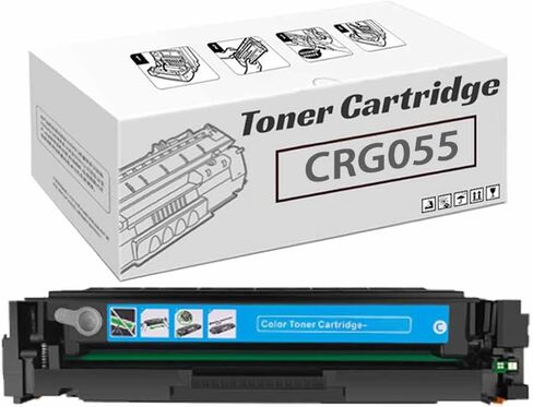 CRG055 CRG-055 خراطيش الحبر متوافقة مع Canon ImageClass MF740 MF745CDW MF741CDW MF743CDW الطابعات ، مع رقاقة ، عالي العائد 2،300 صفحة ، لون 2،100 صفحات أصفر in Kuwait