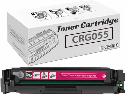 CRG055 CRG-055 خراطيش الحبر متوافقة مع Canon ImageClass MF740 MF745CDW MF741CDW MF743CDW الطابعات ، مع رقاقة ، عالي العائد 2،300 صفحة ، لون 2،100 صفحات أصفر in Kuwait