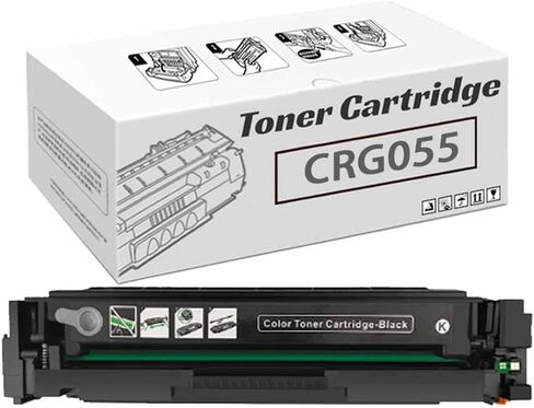 CRG055 CRG-055 خراطيش الحبر متوافقة مع Canon ImageClass MF740 MF745CDW MF741CDW MF743CDW الطابعات ، مع رقاقة ، عالي العائد 2،300 صفحة ، لون 2،100 صفحات أصفر in Kuwait