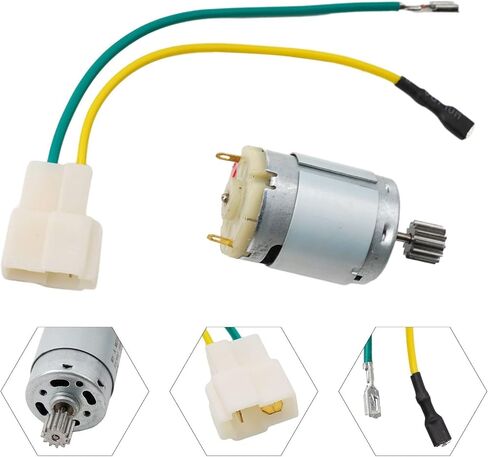 Kids Electric Car Motors for RS550 / RS390 / RS380 / RS555 Models, for 6V, 12V, and 24V Electric Cars, 10 Teeth Gear Motor for Ride On Car, High Torque 10000rpm ~ 23000rpm (380 6V 14000RPM) in Kuwait