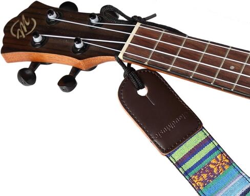 CLOUDMUSIC Ukulele Strap Blue Waves Hawaii Style For Soprano Concert Tenor Baritone(Blue Waves) in Kuwait