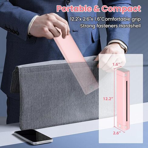 Phomemo M08F Portable Printers Wireless For Travel ، دعم الورق الحراري 8.5 "× 11" ، طابعة Bluetooth Thermal متوافقة مع iOS ، Android & Maptop ، طابعة متنقلة غير قديمة للمكتب ، المنزل ، المدرسة in Saudi Arabia