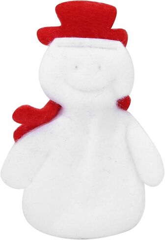 Christmas Clothes Patch,10Pcs Christmas Clothes Patches NonWoven Fabric Santa Claus Festival Decoration (Xmas Snowman) in Saudi Arabia