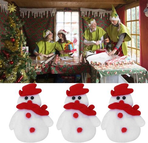 Christmas Clothes Patch,10Pcs Christmas Clothes Patches NonWoven Fabric Santa Claus Festival Decoration (Xmas Snowman) in Saudi Arabia