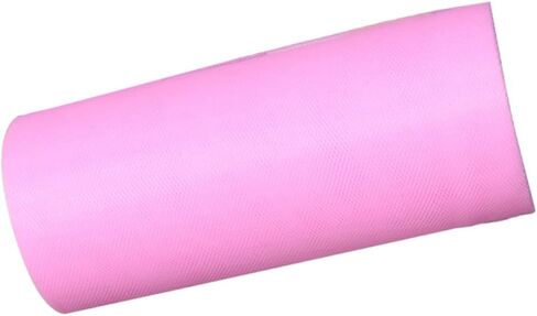 Polyester Tulle Spool Roll 25 Yard Wedding Table Decor Pink Tulle Ribbon for DIY Crafts in Saudi Arabia