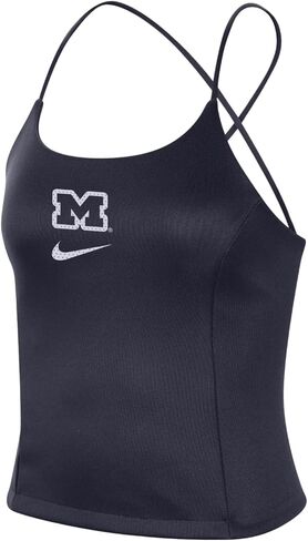 قميص بدون أكمام للسيدات من Nike College Icon Clash Tieback (الولايات المتحدة، ألفا، متوسط، عادي، عادي، أسود، أوهايو ستيت باكيز) in Kuwait