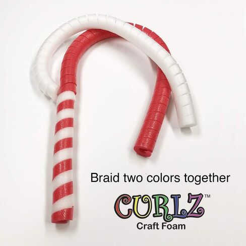 4 Pack Curlz Craft Foam for Crafts and Projects - 50 inch pre-Cut Spiral in Saudi Arabia