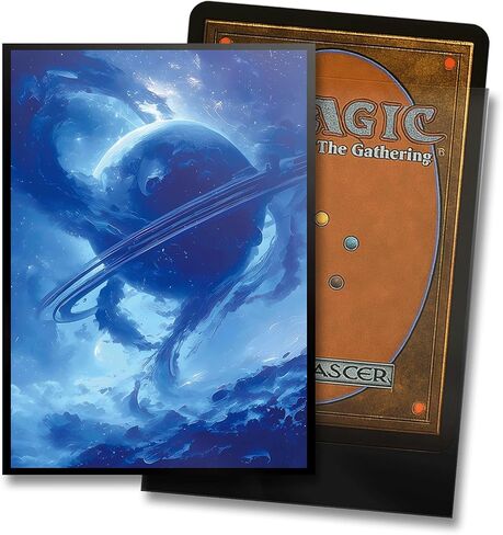 أكمام بطاقة MTG - Island - Planet Basic Lands Series - Ultra Clear Front & Matte Finish Back ، 100 Count Standard Size Matte Art in Kuwait