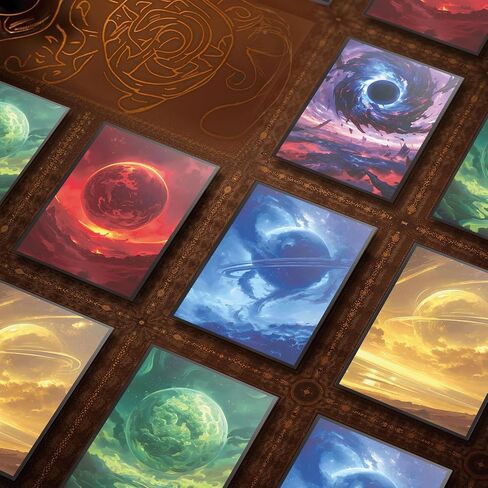 أكمام بطاقة MTG - Island - Planet Basic Lands Series - Ultra Clear Front & Matte Finish Back ، 100 Count Standard Size Matte Art in Kuwait