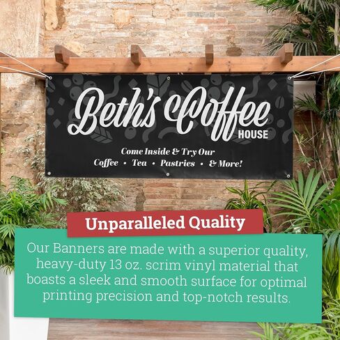 Personalized Vinyl Banner – Vinyl Printed Customizable Banner for Indoor and Outdoor Use (3'x10') in Saudi Arabia