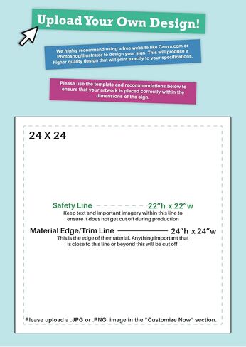 Personalized Vinyl Banner – Vinyl Printed Customizable Banner for Indoor and Outdoor Use (3'x10') in Saudi Arabia