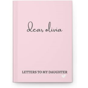 Personalized Letters to my Daughter Journal Gift for Mom to Be Mom Gift Hardcover Journal Matte