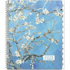 2026 Planner - Planner 2026, Weekly and Monthly Planner 2026, 2026 Calendar Planner, Jan. 2026 - Dec. 2026, 9" x 11", Ruled Daily Blocks, Includes All Major Holidays, Monthly Tabs, Inner Pocket, Perfect Organizer