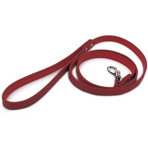 BESPORTBLE Durable Pu Pet Leash for Dogs Cats and Puppies Lightweight Red Safety Lead Buckle Ring for Secure Attachment for Walking and Training