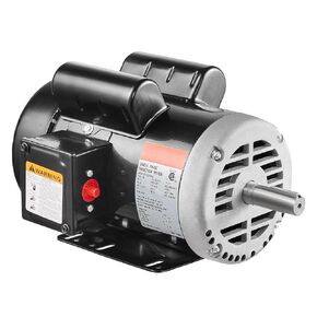 Happybuy 5HP Air Compressor Motor, 3450RPM 56Hz Frame, 230V 25Amps Electric Motor, 7/8" Keyed Shaft, 2.25" Shaft Length, Single Phase, CW/CCW Rotation (Factory Setting is CCW)