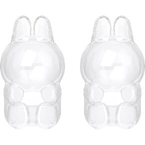 Protective Case for Blind Box Doll, Acrylic Clear Protective Case Compatible for 15cm Sitting Doll Premium Display Case (2Pcs, Doll not Included)