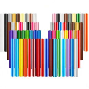 Prime Vinyl Vinyl - 67 Pack 12 "× 12" - ألوان متنوعة فينيل لاصق لآلة Cricut ، ديكور المنزل ، النافذة ، القدح ، شارات الحفلات