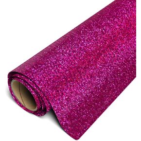 Siser Glitter HTV 12"x3ft Roll (Cherry) Iron on Heat Transfer Vinyl