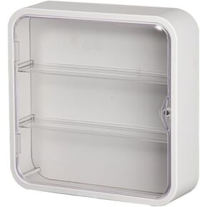 Blind Box Wall-Mounted Display Cabinet Multifunctional Magnetic Attraction Storage Box Large Capacity White Plastic Integrated Type Display Box Save Space