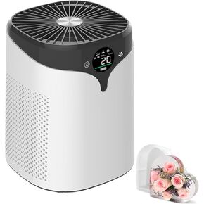 KBOSRZM Air Purifier for Epoxy Resin, Smart Resin Air Purifier with H13 True HEPA Filter 3-in-1, Air Filtration System for Resin Molding & Casting, DIY Art Epoxy Resin Tools Accessories Supplies