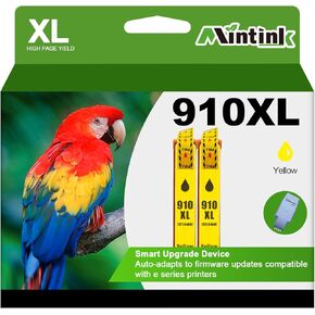 910XL Ink Cartridges Combo Pack With Upgrade Device Replacement for HP 910 XL 910XL Ink Cartridges for HP OfficeJet Pro 8025e 8015e 8028e 8035e 8025 8035 8020 Printer (910XL Black Cyan Magenta Yellow)