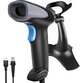 Sumicor 2d USB Barcode Scanner مع حامل ، محمولة 1D 2D QR Barcode Reader دعم شاشة الكمبيوتر المحمول SCANER SCHER